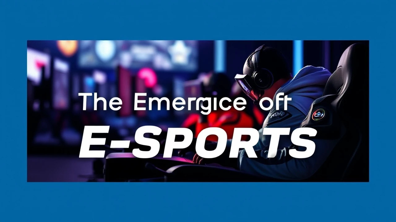 The Emergence of E-Sports: Exploring into the Next Era of Competitive Gaming