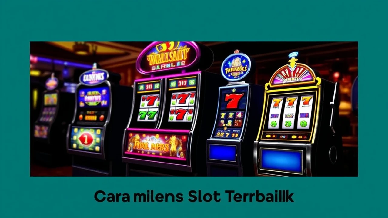 Cara Memilih Mesin Slot Terbaik di Casino