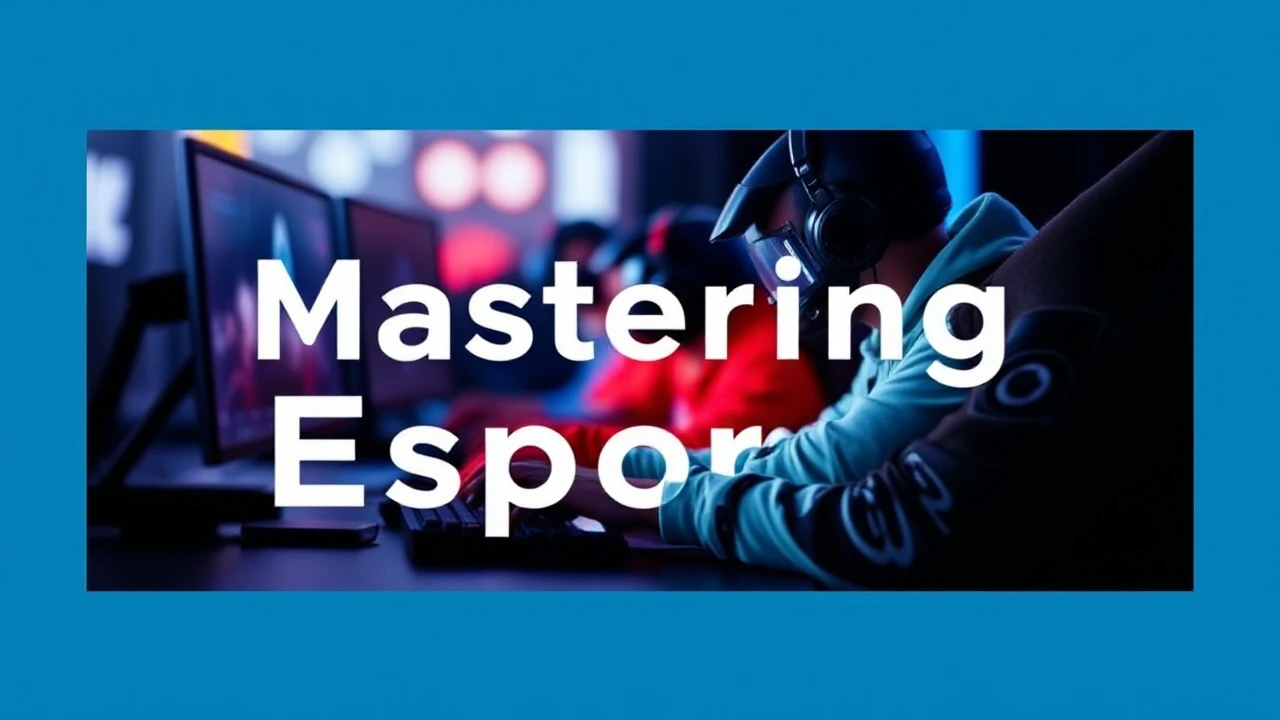 Mastering Esports: An Amateur's Guide to High-Level Gaming