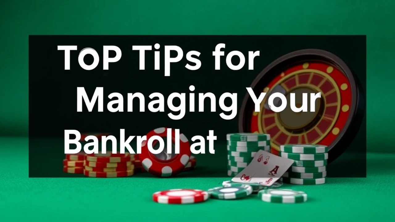 Top Tips for Managing Your Bankroll at the Casino