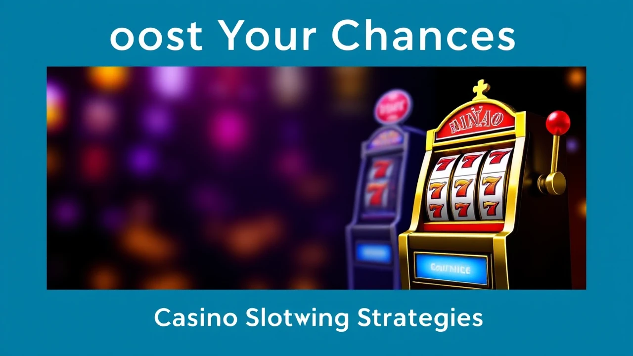 Boost Your Chances: Casino Slot Winning Strategies