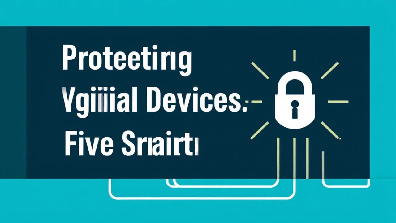Protecting Your Digital Devices: Five Straightforward Tips