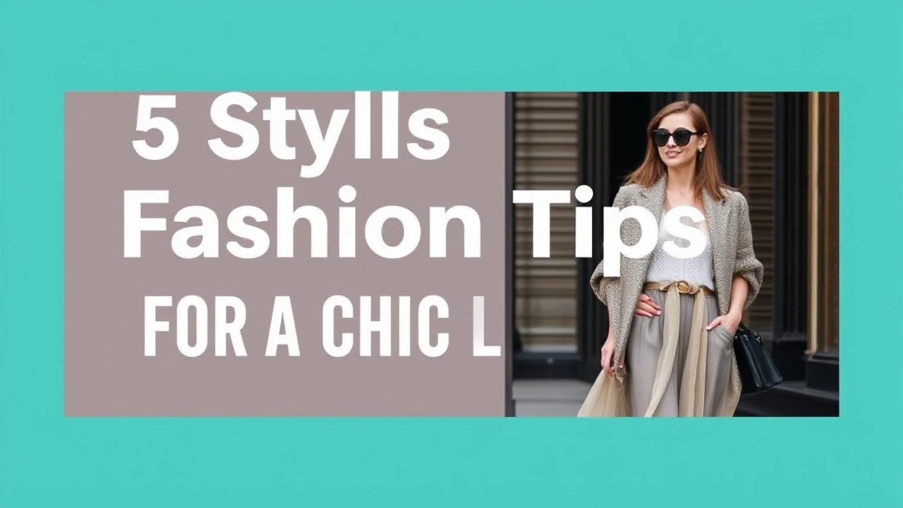 5 Stylish Fashion Tips for a Chic Lifestyle