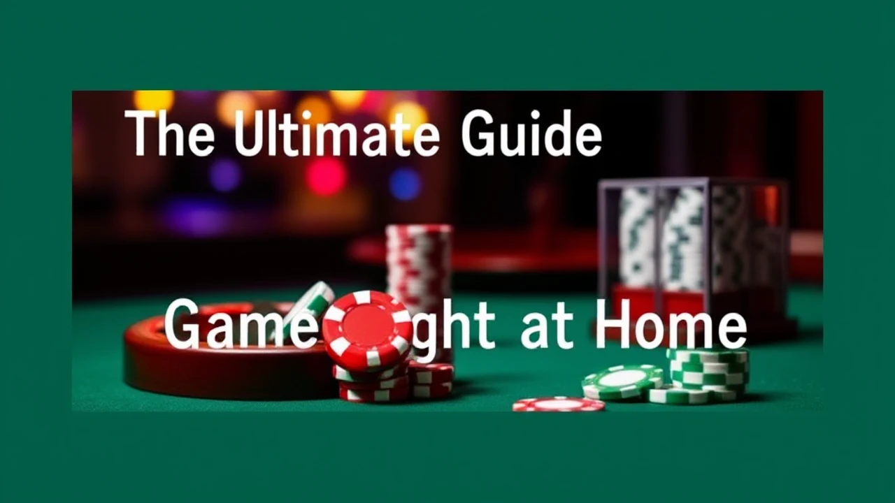 The Ultimate Guide to Hosting a Casino Night at Home