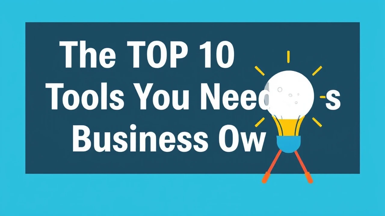 The Top 10 Tools You Need as a Business Owner