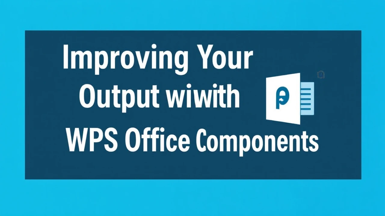 Improving Your Output with The Best WPS Office Components