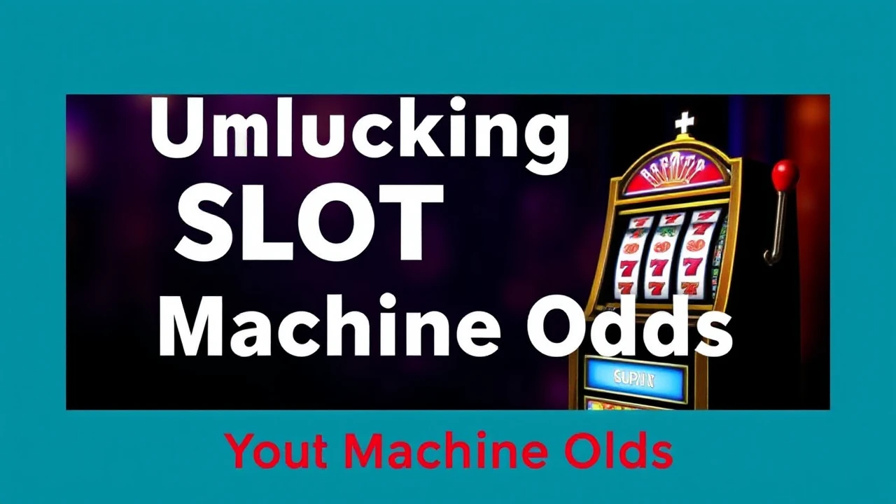 Unlocking Slot Machine Odds: Your Guide to Odds