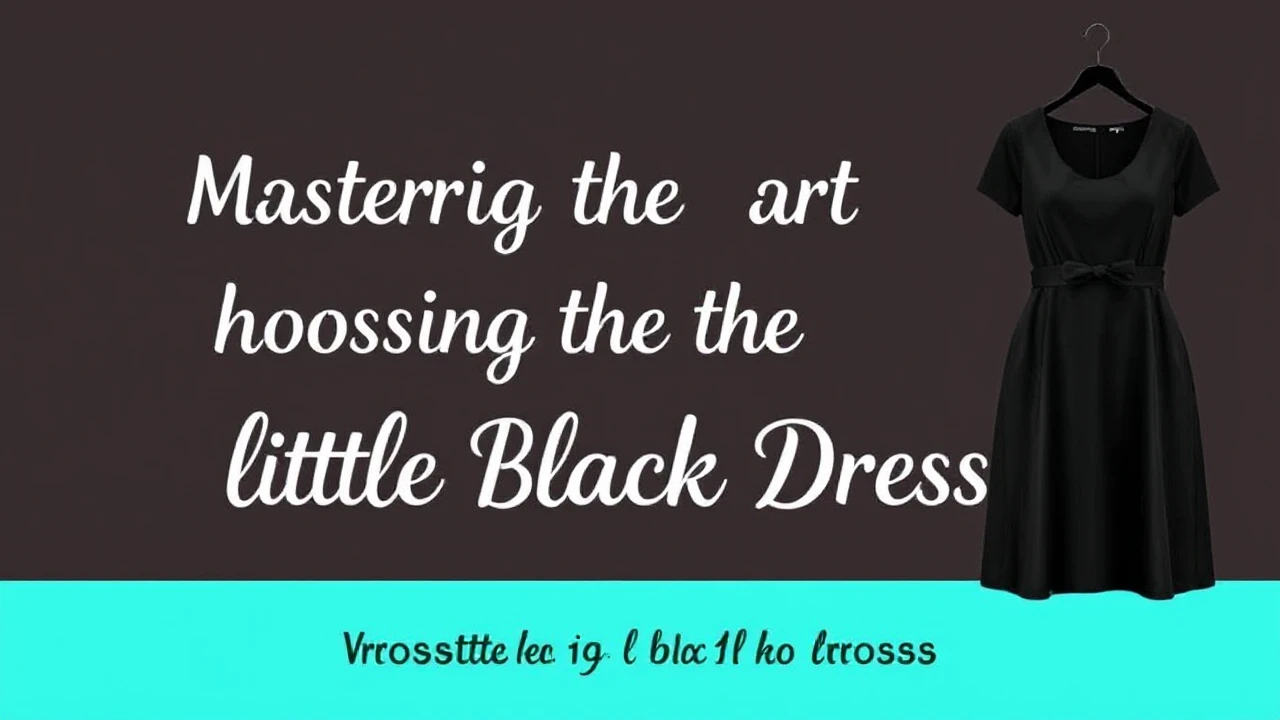 Mastering the Art of Choosing the Ultimate Little Black Dress