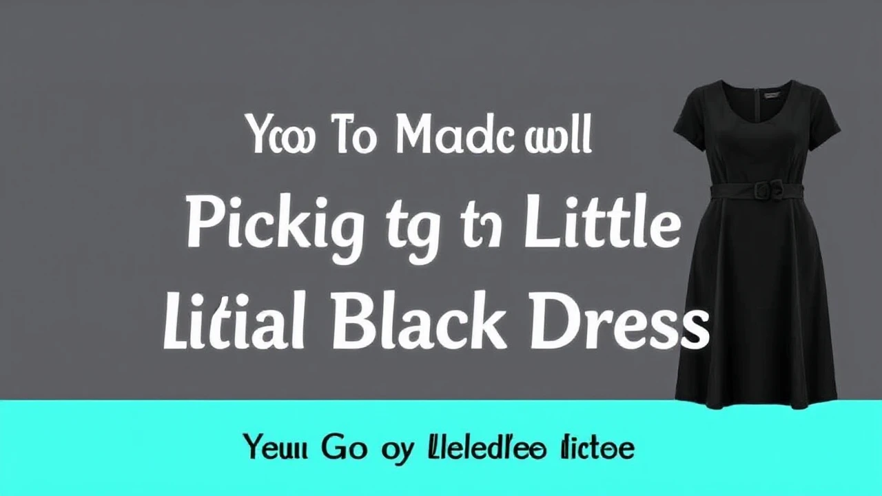 Your Go-To Manual of Picking the Ideal Little Black Dress