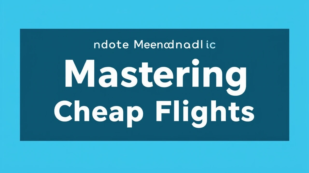 Complete Manual on Scoring Deals: Mastering Cheap Flights
