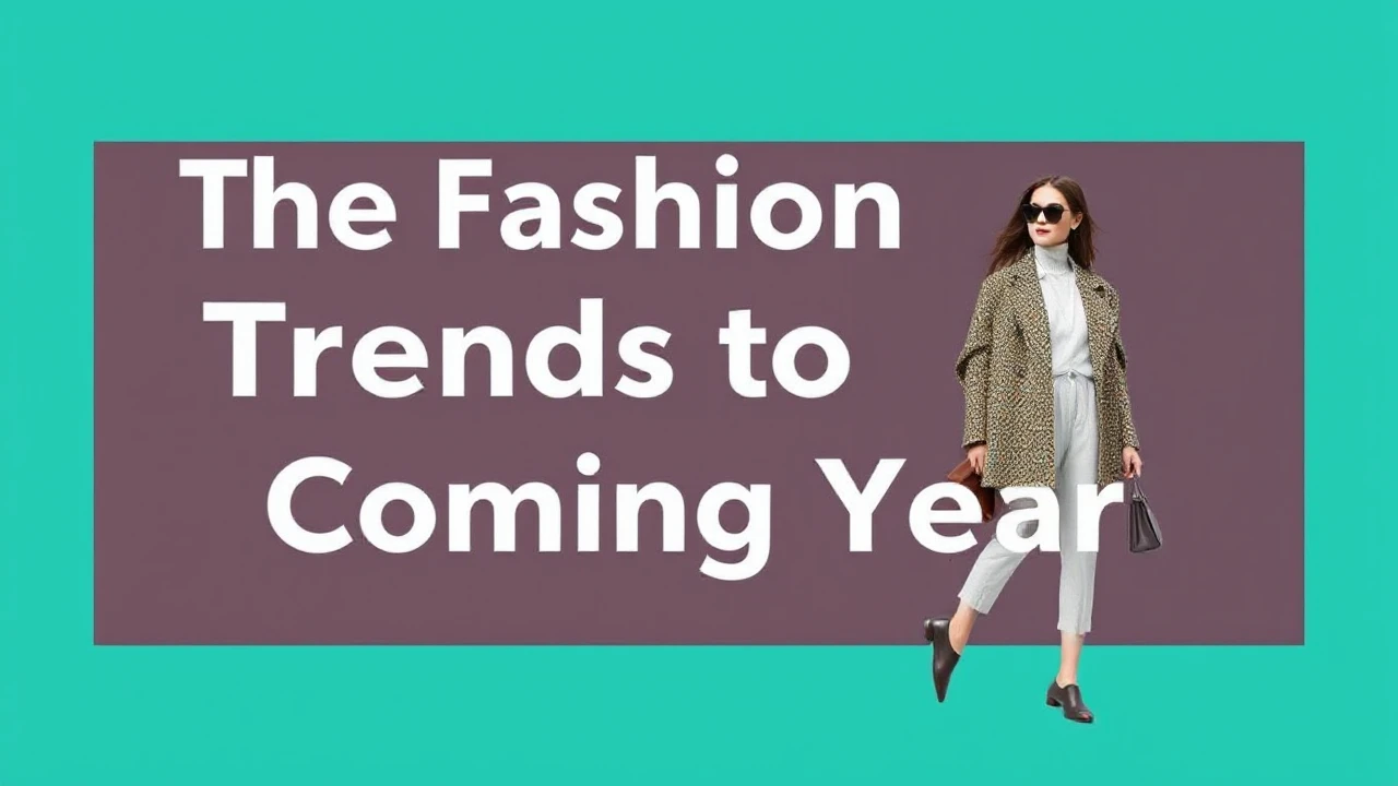 The Fashion Trends to Look Forward to in the Coming Year