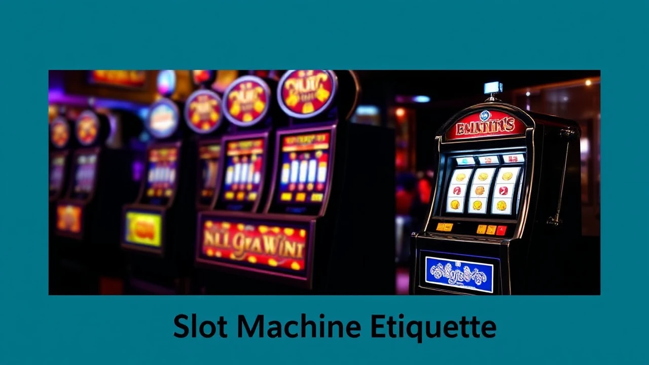 Nailing the Art of Slot Machine Etiquette