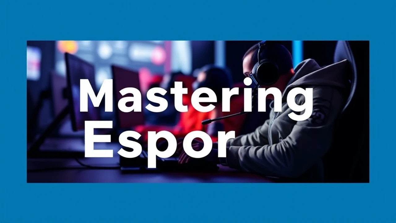 Mastering Esports: A Beginner's Guide to Competitive Gaming