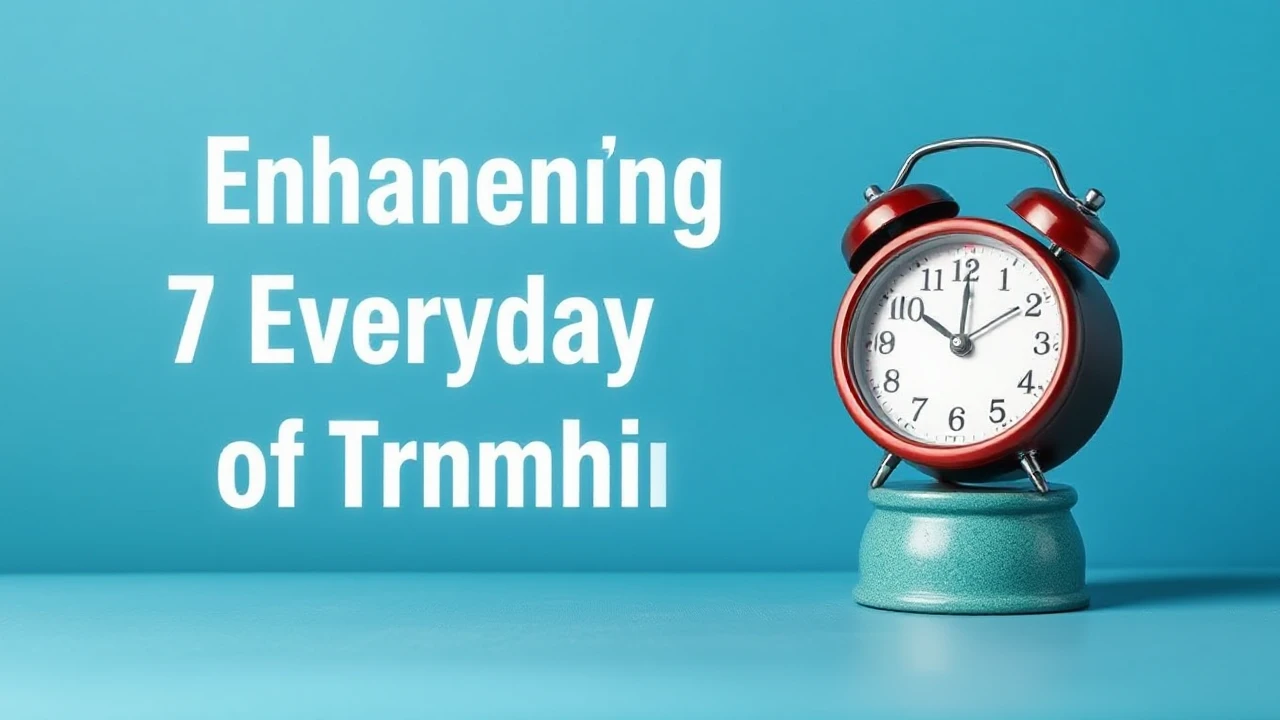 Enhancing Efficiency: 7 Everyday Habits of Triumphant People