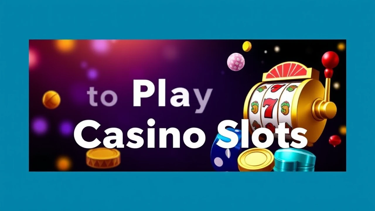 Your Complete Handbook to Playing Casino Slots