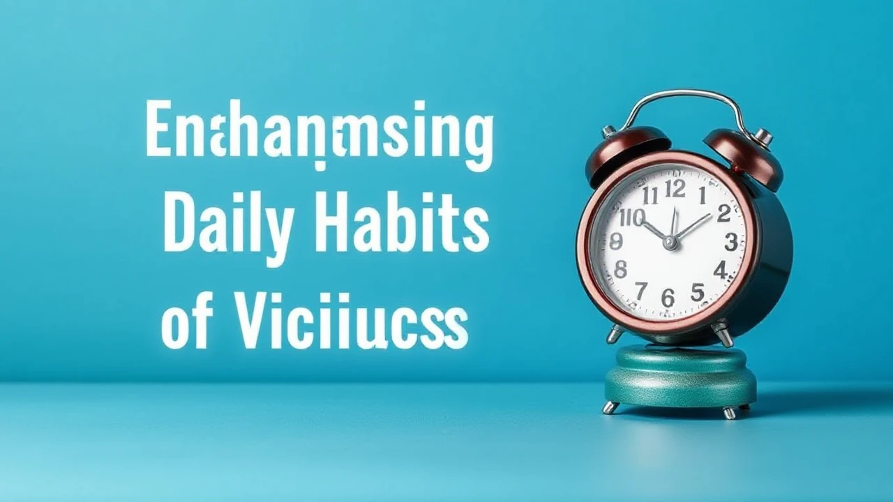 Enhancing Efficiency: 7 Daily Habits of Victorious Individuals