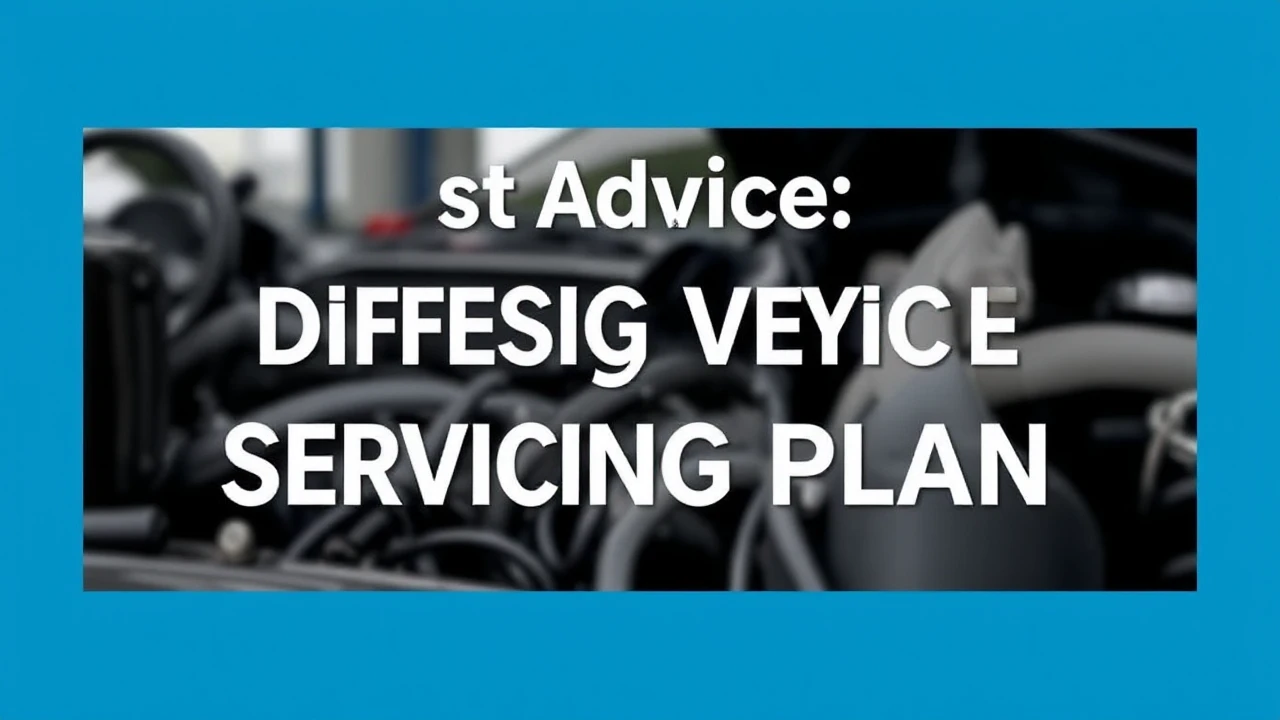 Expert Advice: Choosing the Best Vehicle Servicing Plan