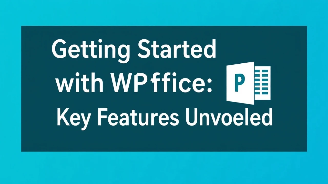 Getting Started with WPS Office: Key Features Uncovered