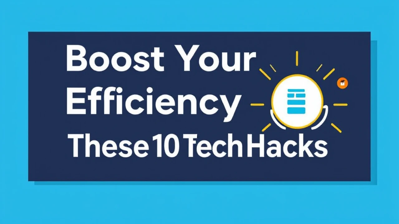 Boost Your Efficiency with These 10 Tech Hacks