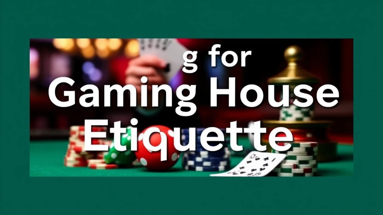 Mastering for Gaming House Etiquette