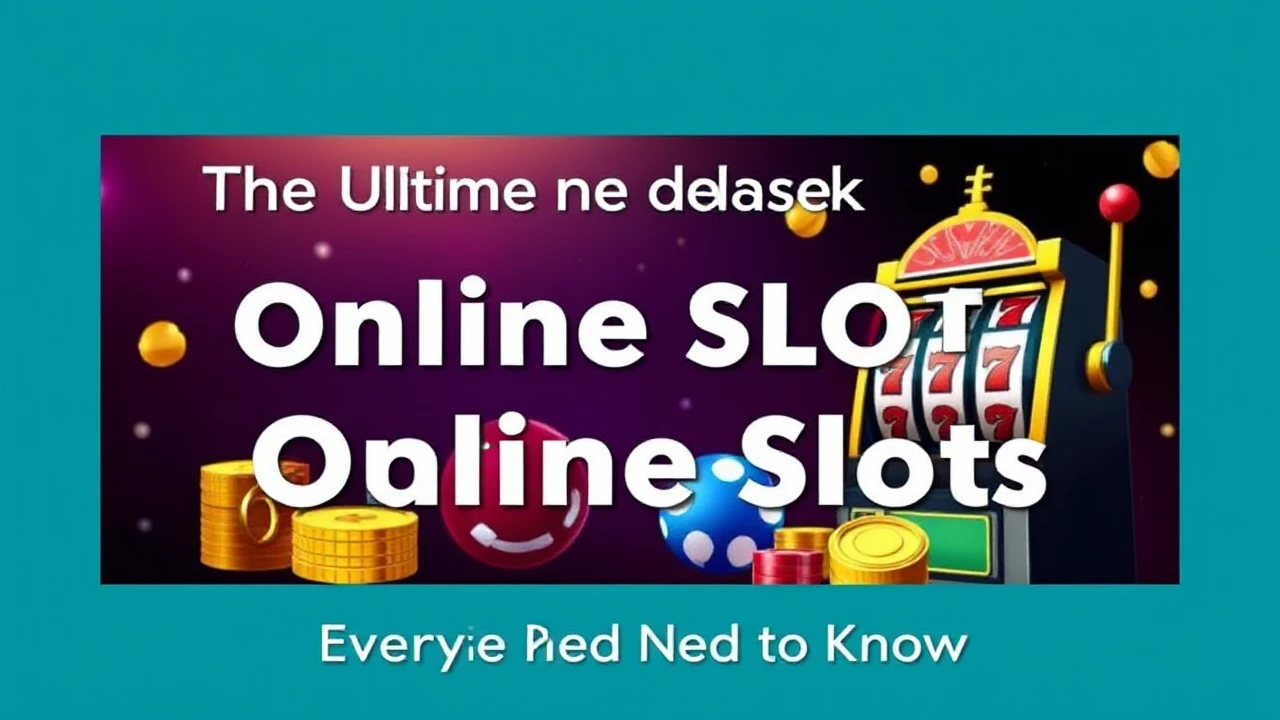 The Ultimate Handbook Online Casino Slots: Everything You Need to Know