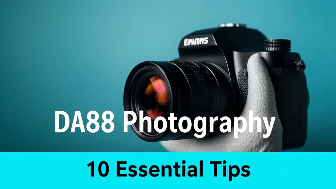 Becoming Proficient in Da88 Photography: 10 Essential Tips