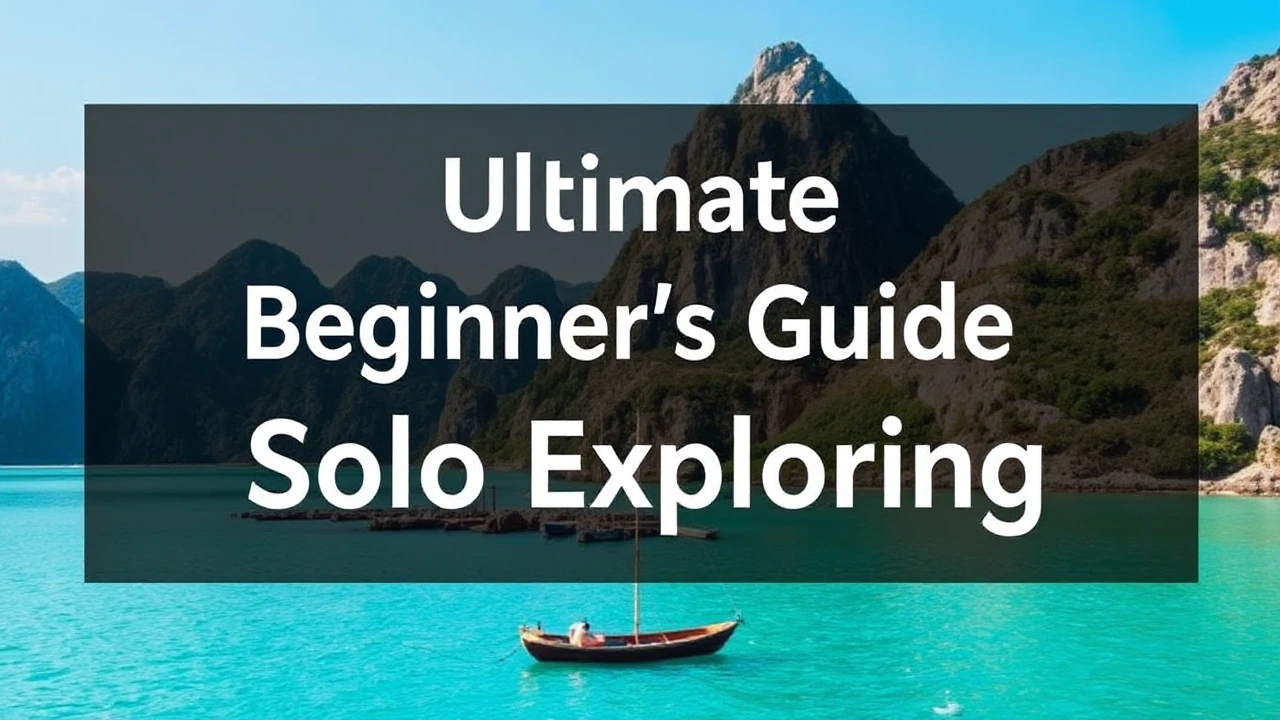 The Ultimate Beginner's Guide to Solo Exploring