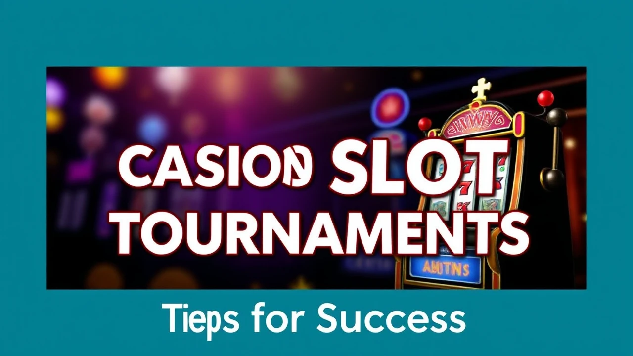 Casino Slot Tournaments: Tips for Success