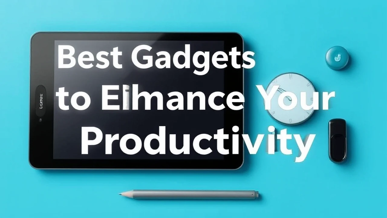Best Gadgets to Enhance Your Productivity