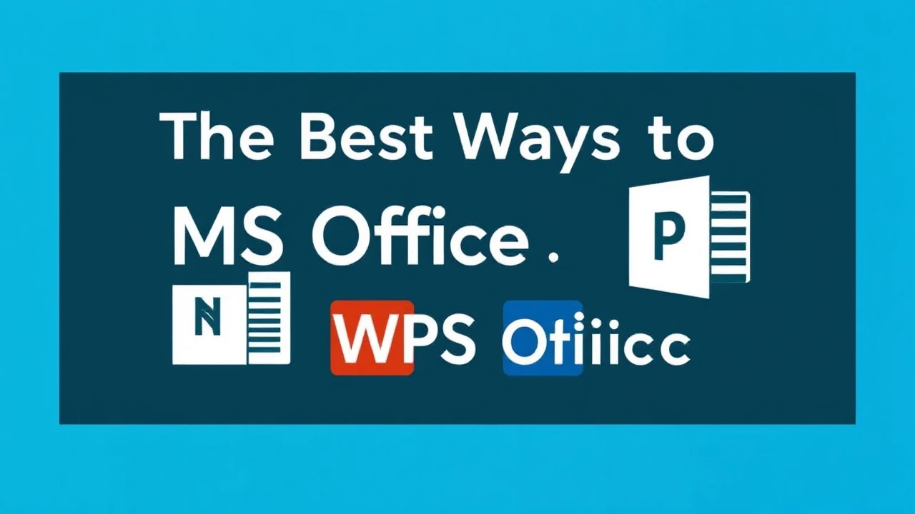 The Best Ways to Effortlessly MS Office to WPS Office