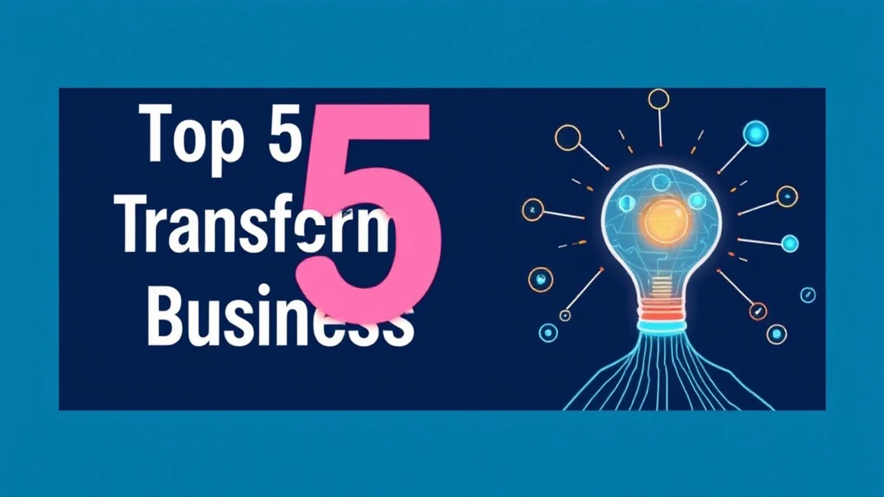 Unveiling the Top 5 Trends Transforming the Future of Business Innovation