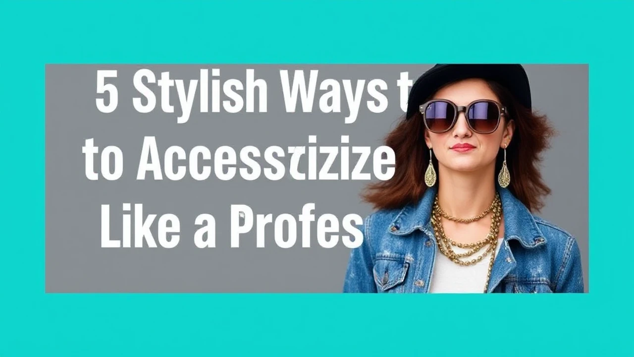 5 Stylish Ways to Accessorize Your Outfit Like a Professional