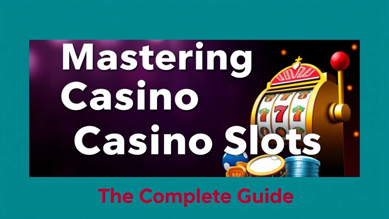 Mastering Casino Slots: The Complete Guide