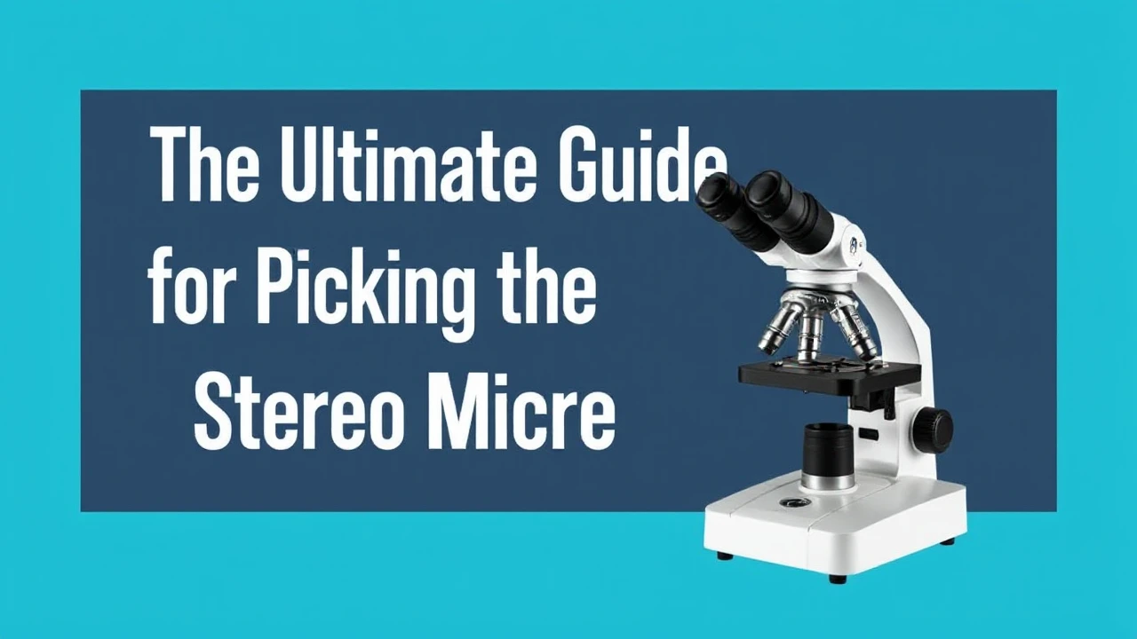The Ultimate Guide for Picking the Perfect Stereo Microscope