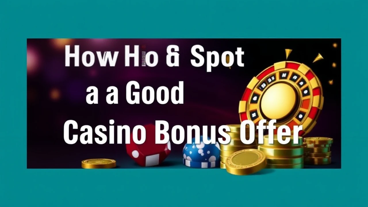 How to Spot a Good Casino Bonus Offer