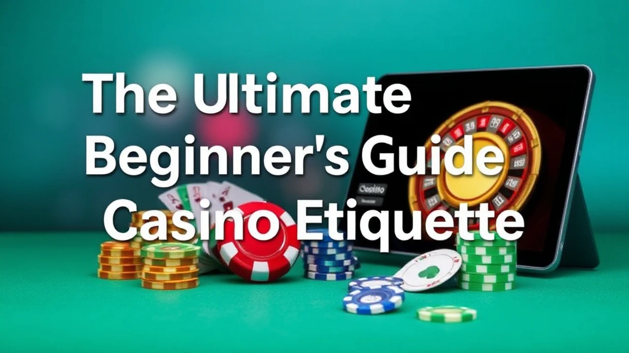 The Ultimate Beginner's Guide to Casino Etiquette for Newcomers