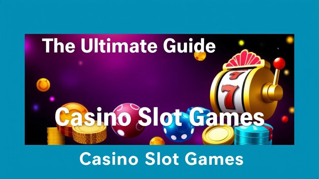 The Ultimate Guide to Casino Slot Games: Strategies for Success
