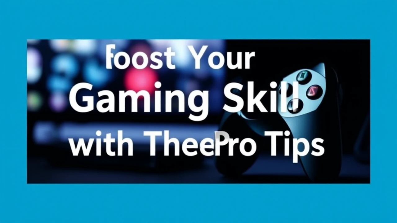 Boost Your Gaming Skills with These Pro Tips