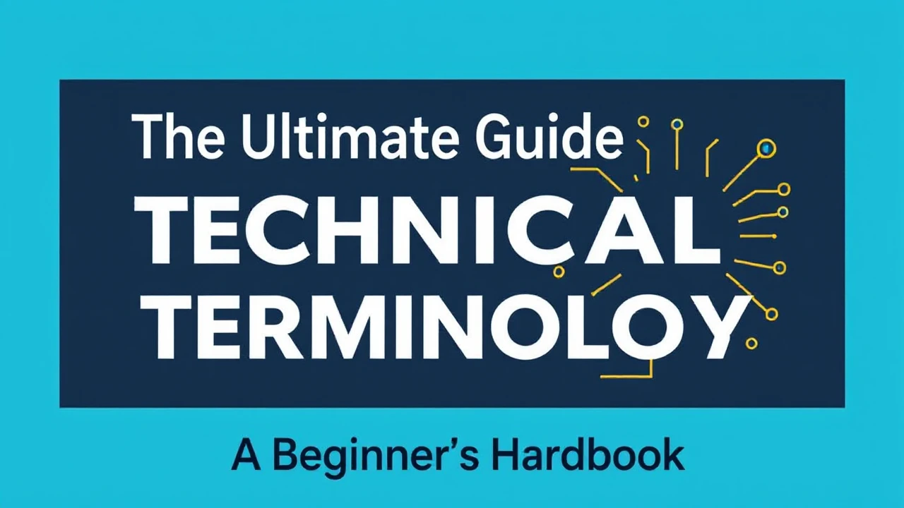 The Ultimate Guide Technical Terminology: A Beginner's Handbook