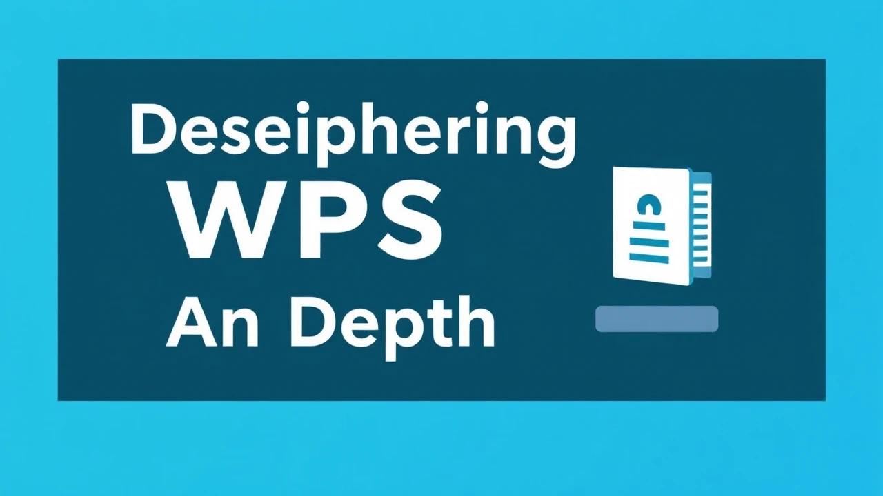 Deciphering WPS Download: An In-Depth Look