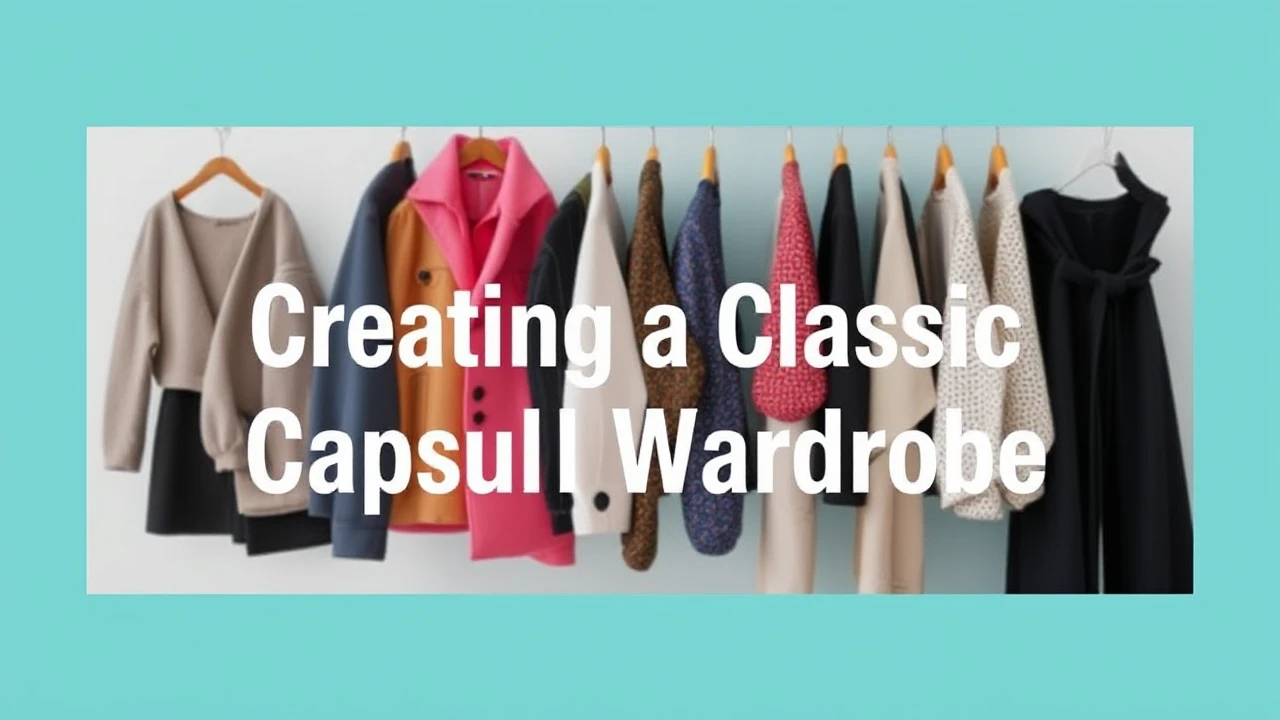 A Comprehensive Manual to Creating a Classic Capsule Wardrobe