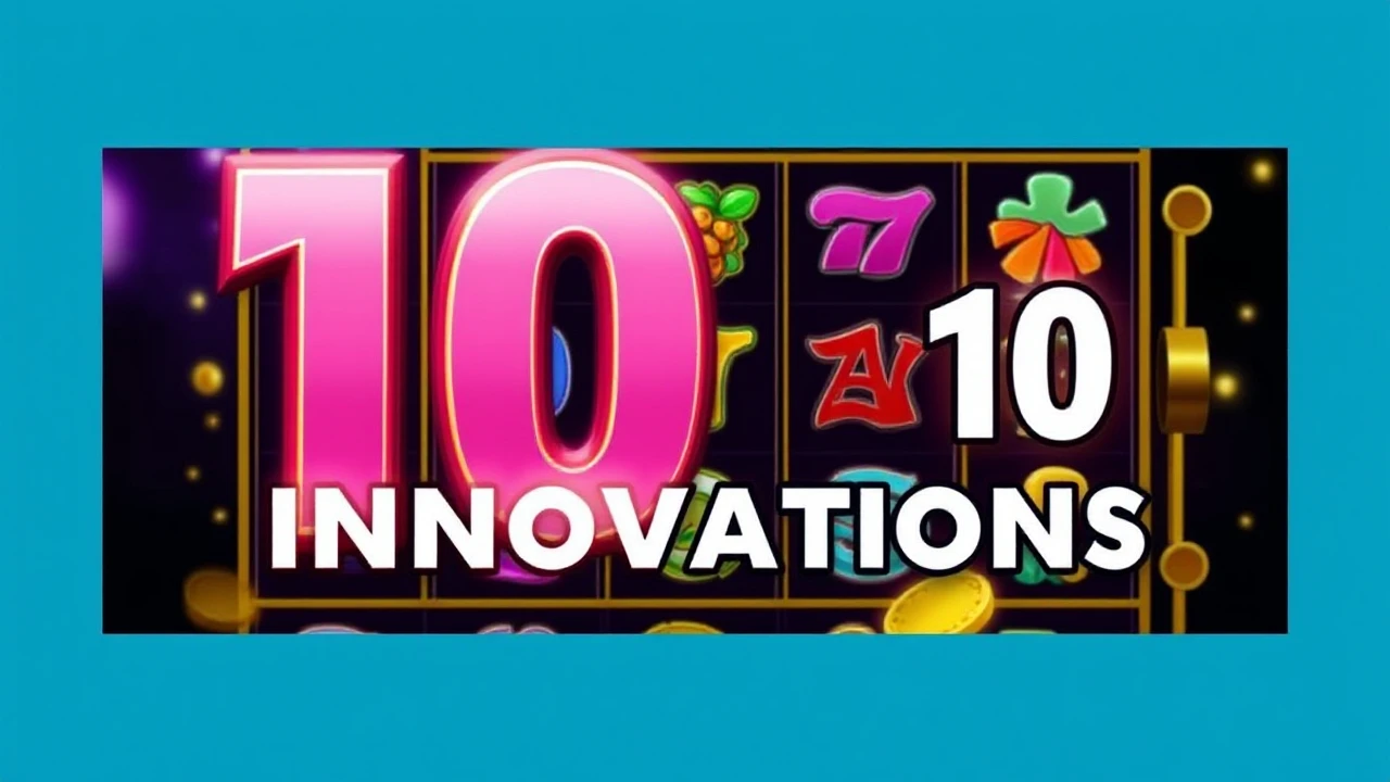 Revolutionizing the Industry: The Top 10 Slot Game Innovations