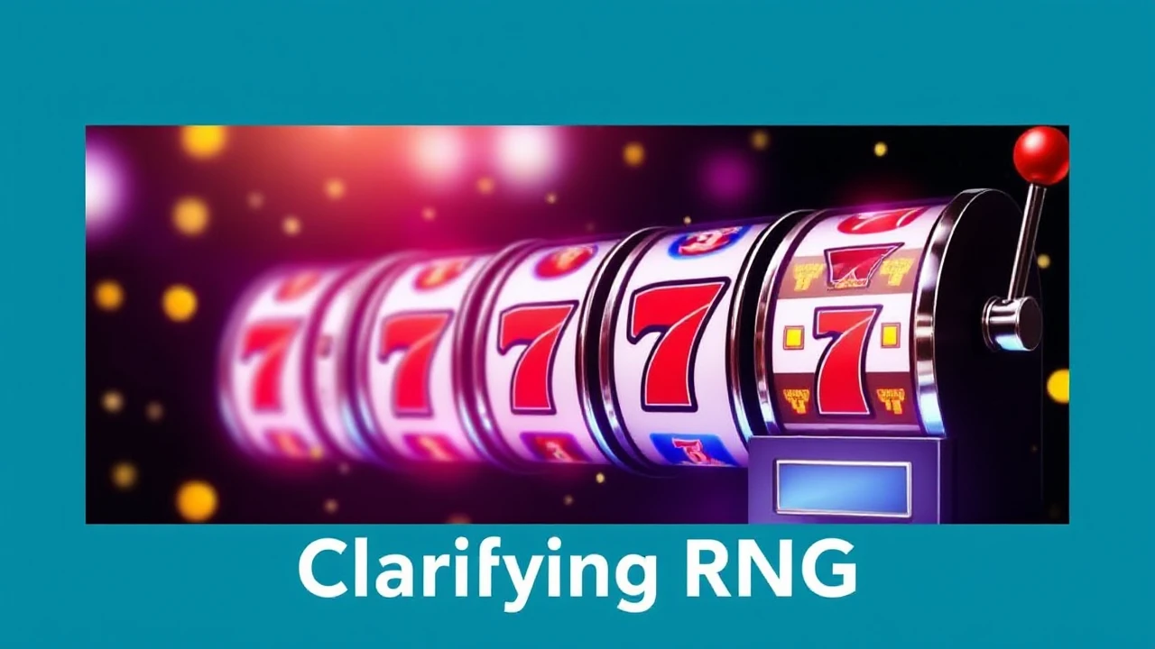 Clarifying RNG: The Technology Behind Slot Machines