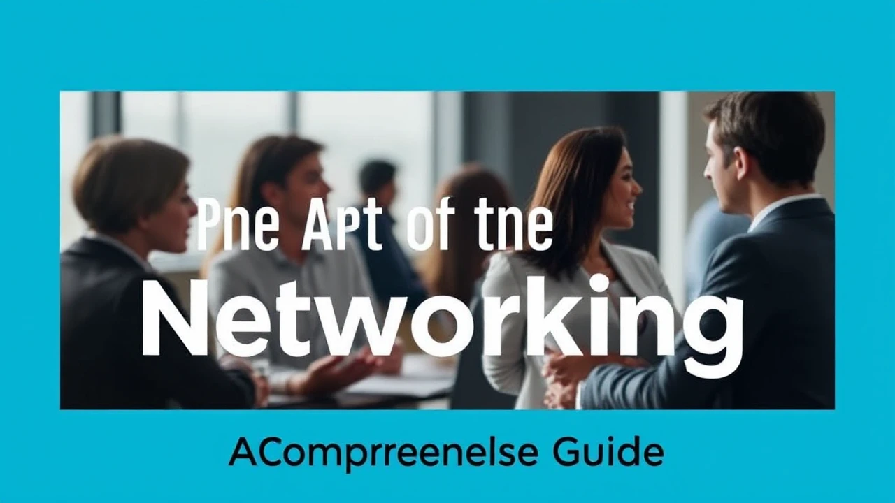 Becoming Proficient in the Art of Business Networking: A Comprehensive Guide