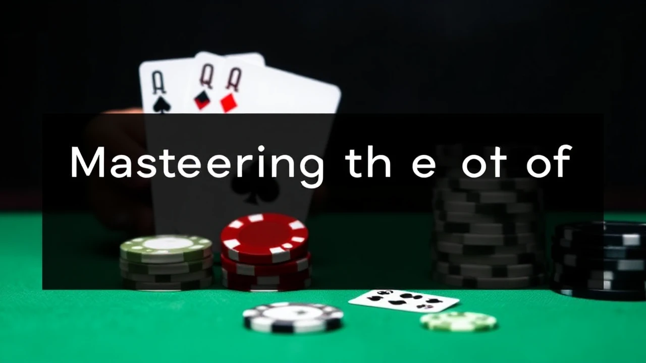 Mastering the Art of Blackjack: Proven Strategies to Ensure Victory