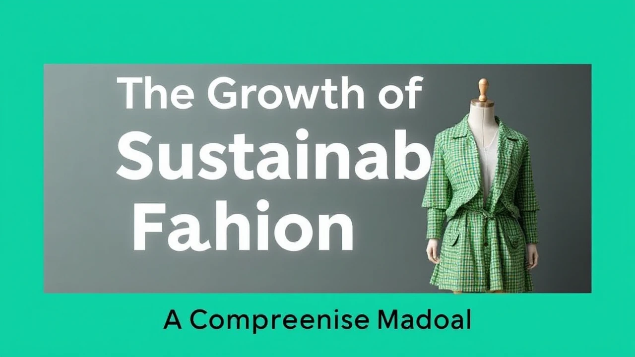 The Growth of Sustainable Fashion: A Comprehensive Manual