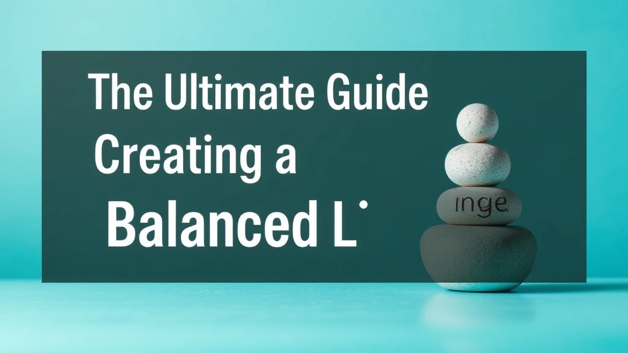 The Ultimate Guide to Creating a Balanced Lifestyle