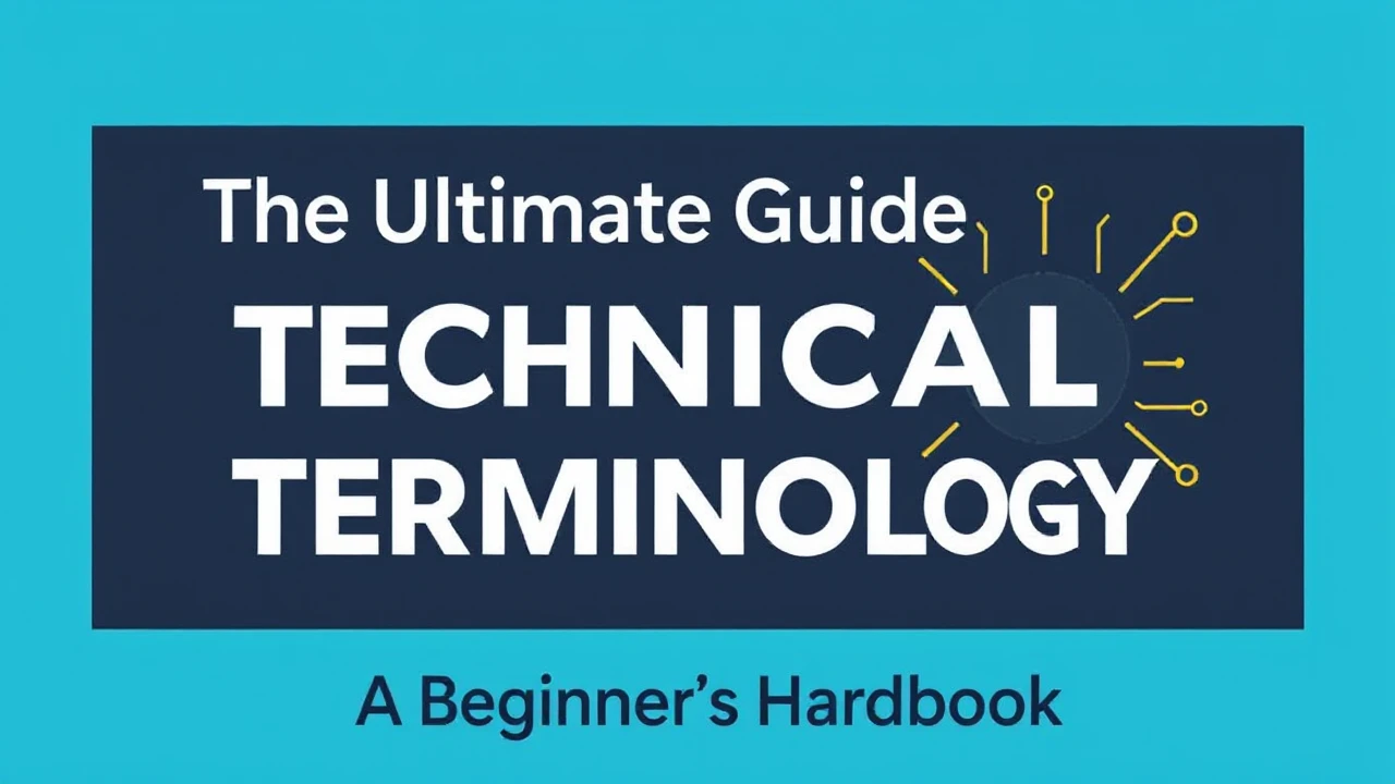 The Ultimate Guide Technical Terminology: A Beginner's Handbook