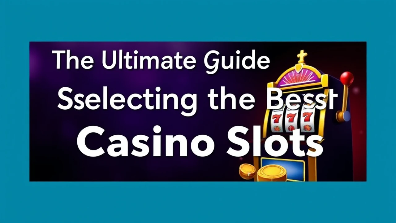 The Ultimate Guide to Selecting the Best Casino Slots