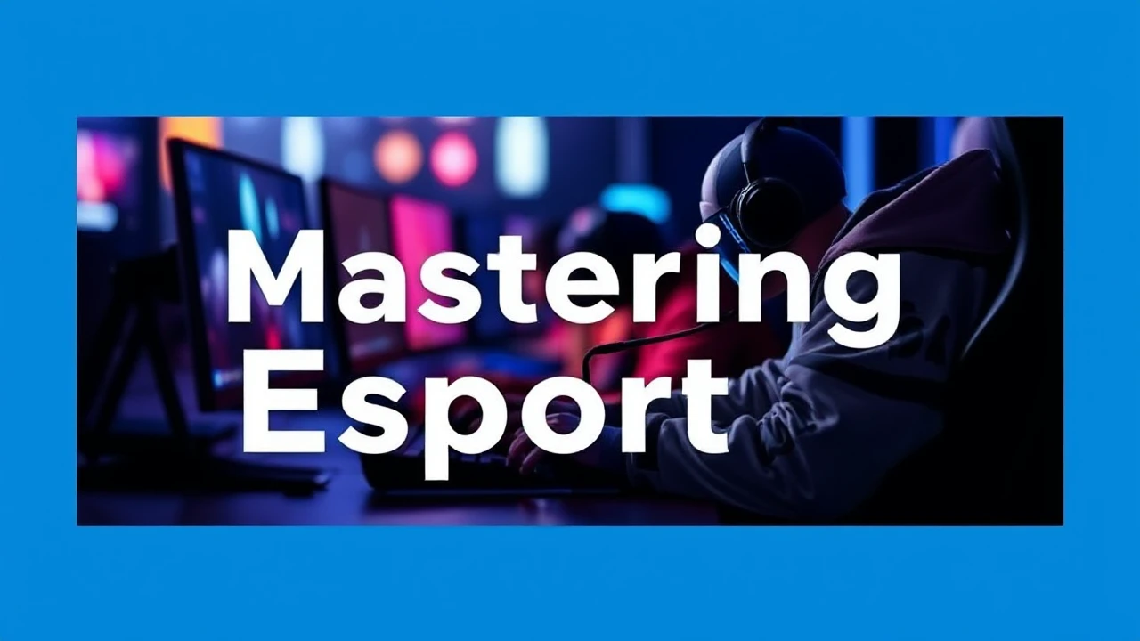 Mastering Esports: Novice's Guide to Professional Gaming